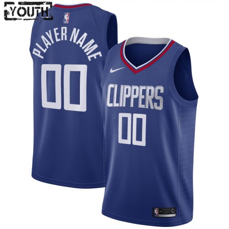 Kinder NBA LA Clippers Trikot Benutzerdefinierte Nike 2020-2021 Icon Edition Swingman